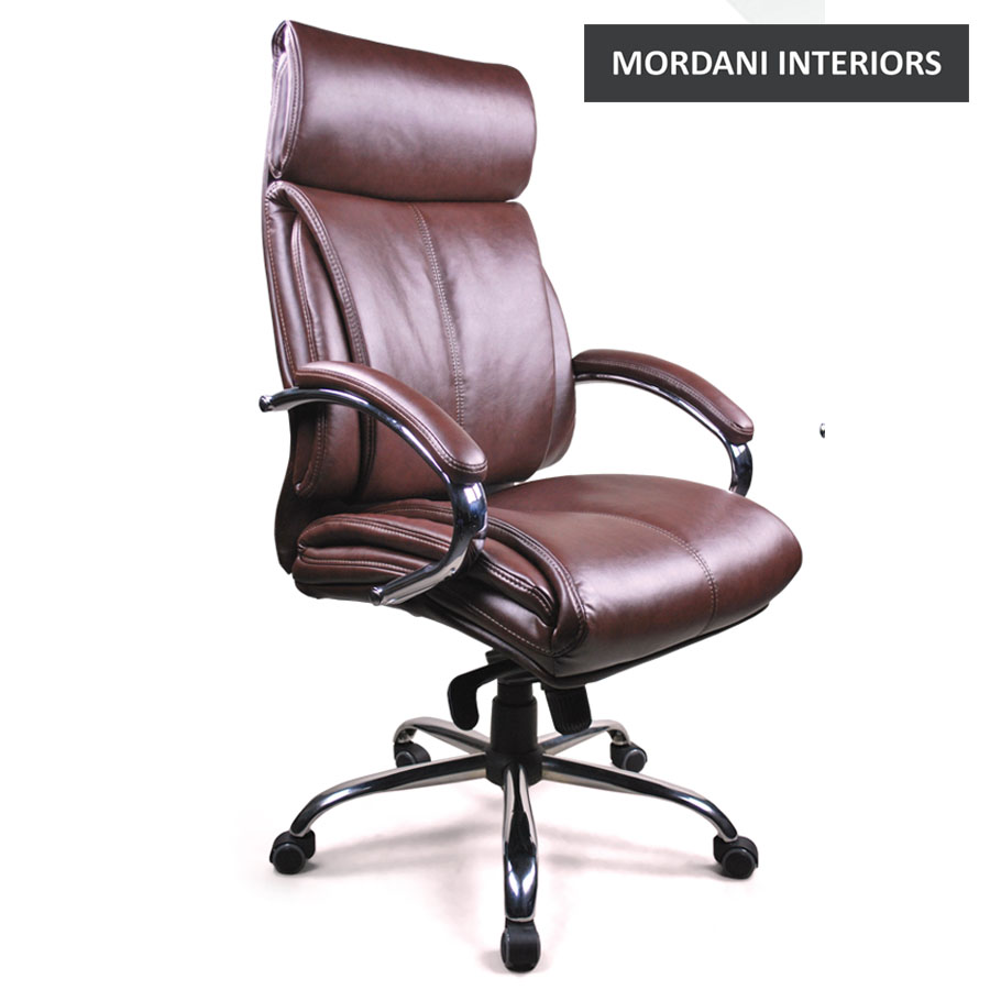 Norma High Back Leather Office Chair